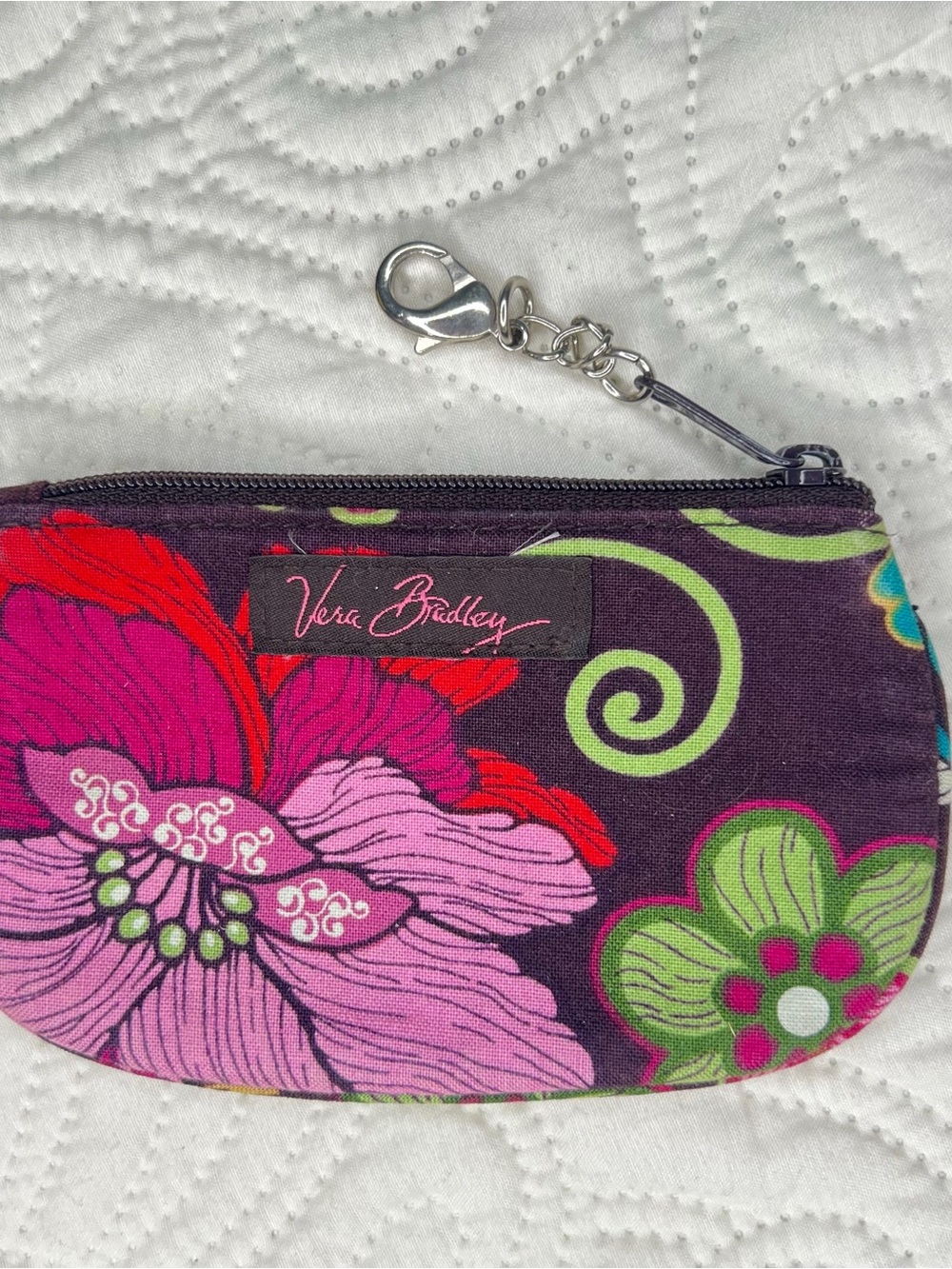 Vera Bradley small soft zip case wallet